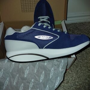 MBT Men's Navy and White Sneakers